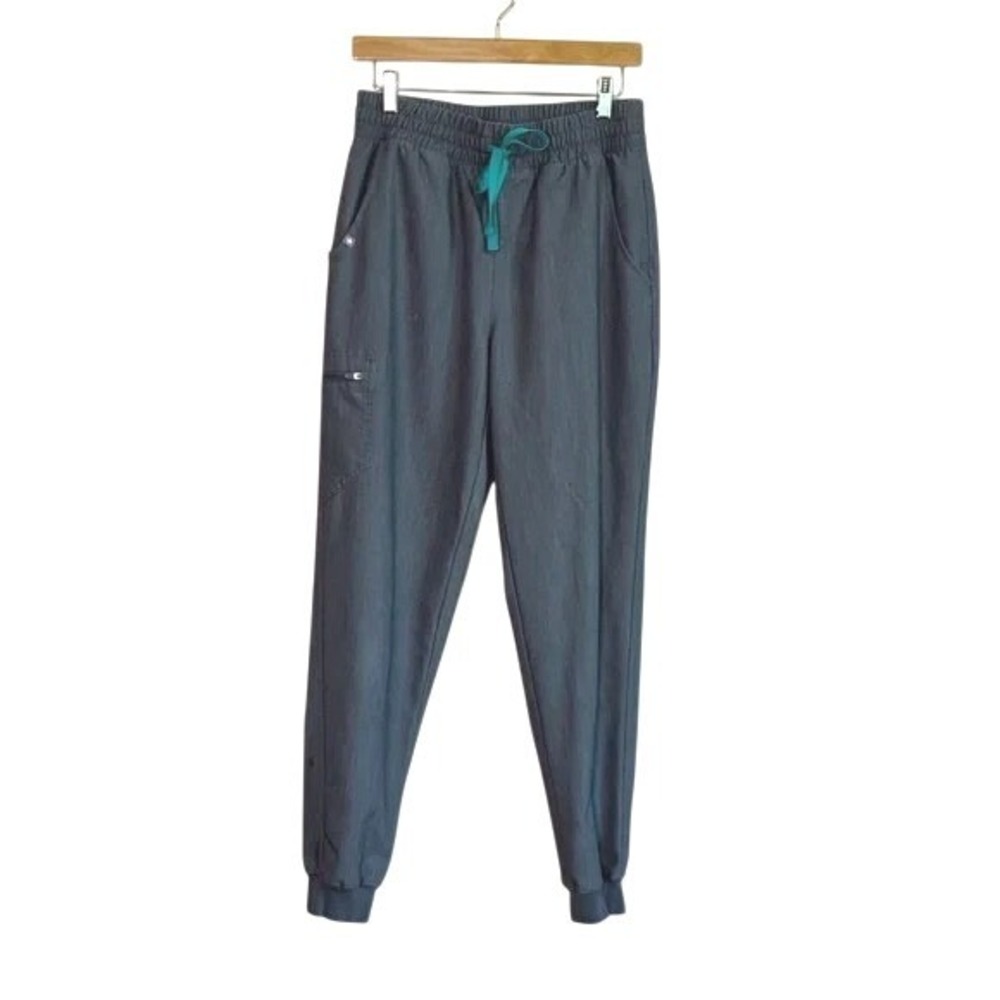 FIGS Women Medium TALL Graphite Zamora Jogger Scrub Pants Hospital Medical Nurse